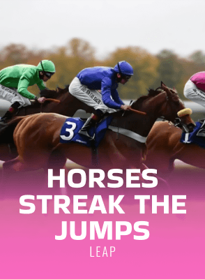 Horses Streak the Jumps