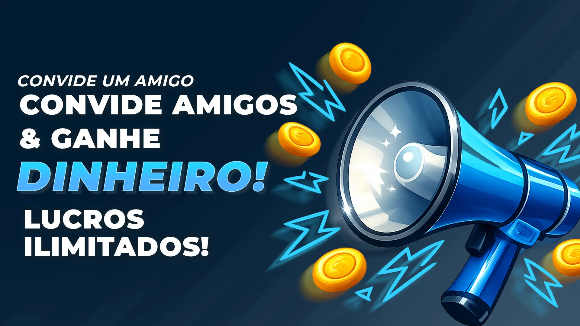 Indique amigos e ganhe dinheiro real